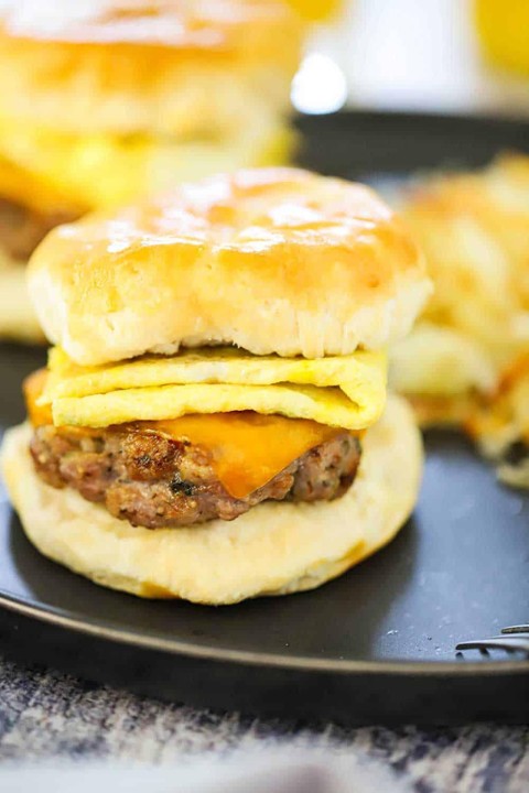 Sausage egg&cheese sandwich