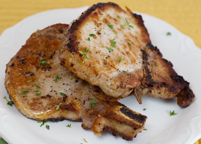 2 PORK CHOPS COMBINATION