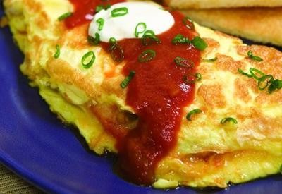 The Spicy Chicken Omelette