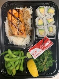 D-Bento Box Gr Salmon Teriyaki
