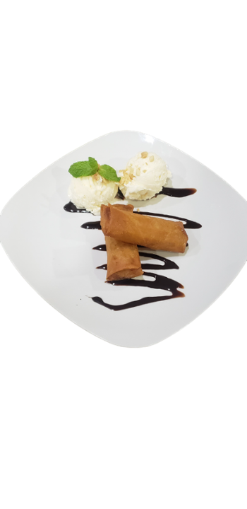 65. Fried Banana & Ice Cream - Chuối Chiên & Kem