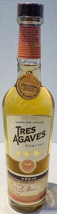 Tres Agaves Organic Anejo Tequila, 750mL Bottle Tequila - 750ml Bottle