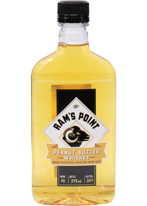 Peanut Butter Whiskey | American Whiskey by Ram's Point | 375ml | Kentucky