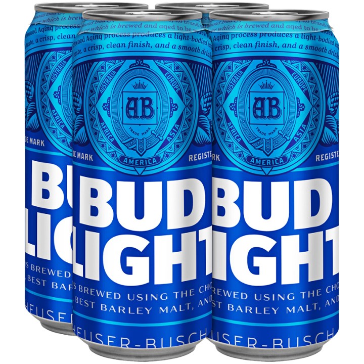 Bud Light American Lager Beer - 4.0 Ea
