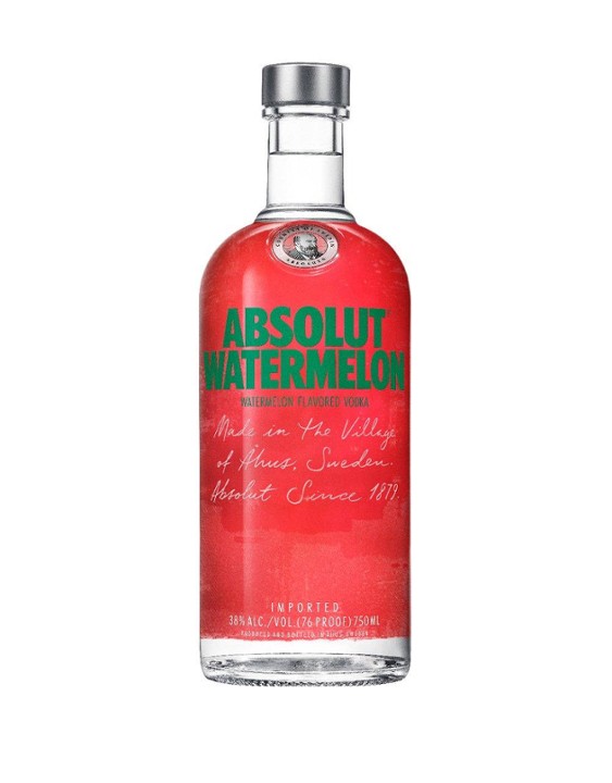 Absolut Watermelon Vodka Flavored - 750ml Bottle