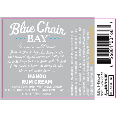 Blue Chair Bay Mango Rum Cream Cordials & Liqueurs