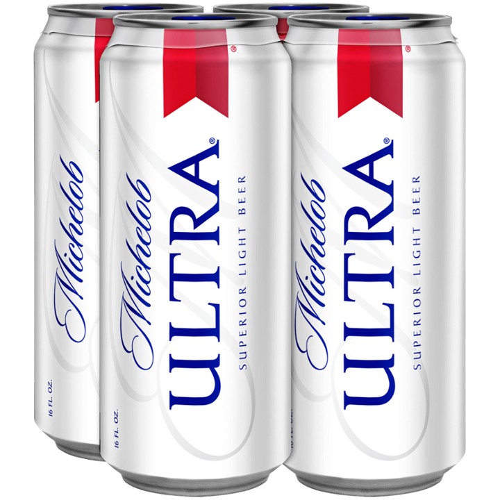 Michelob ULTRA® Light Beer, 4 Pack 16 Fl. Oz. Cans