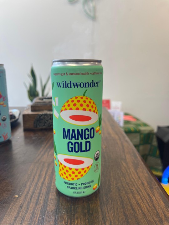 Mango Gold Prebiotic + Probiotic Sparkling Drink
