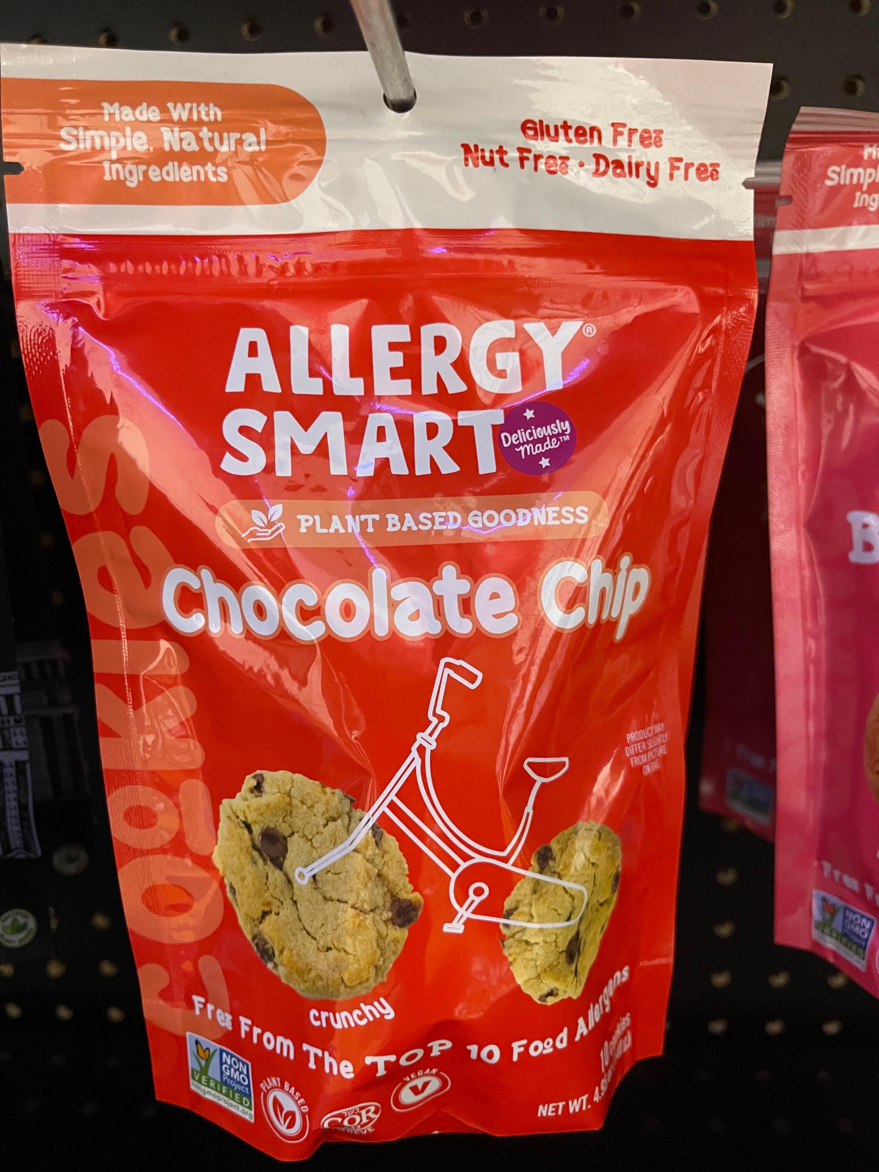 Chocolate Chip Cookies - Allergy Smart (Nut Free, Dairy Free Gluten Free)
