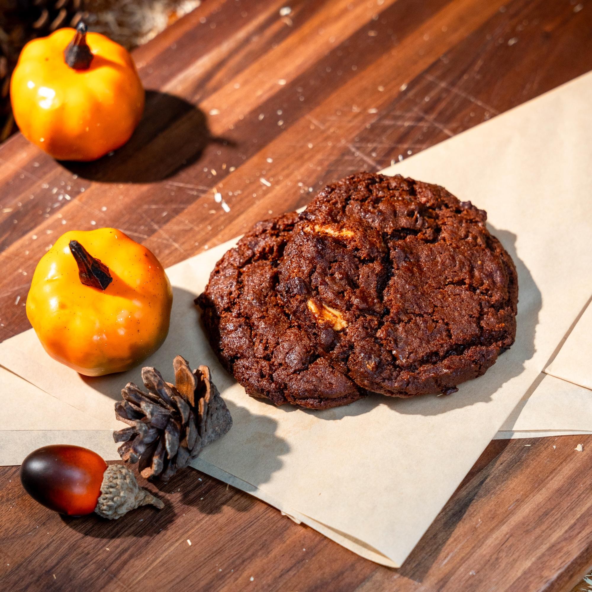 Quadruple Chocolate-Cherry Cookies