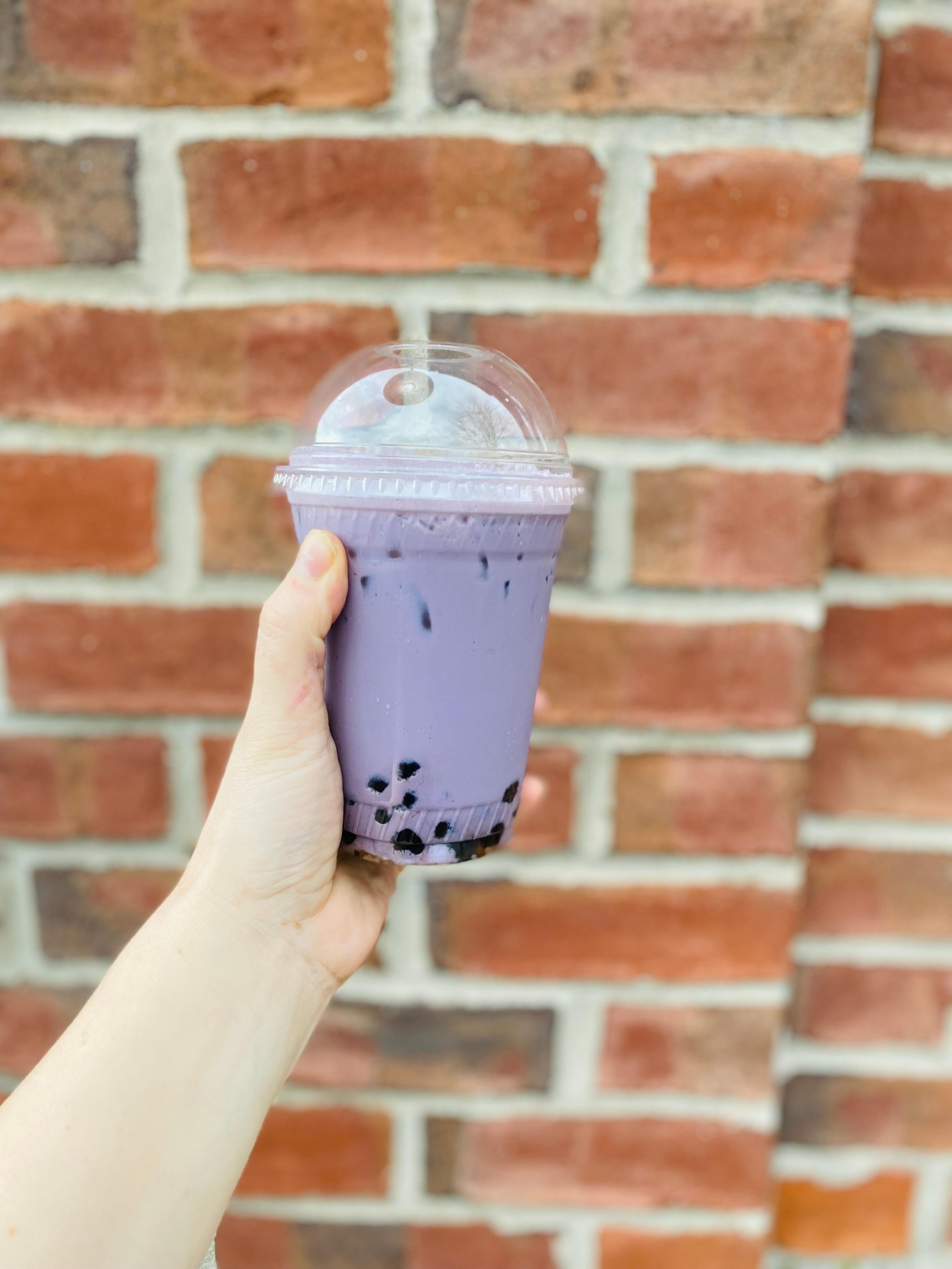 Taro Blueberry Bubble Tea