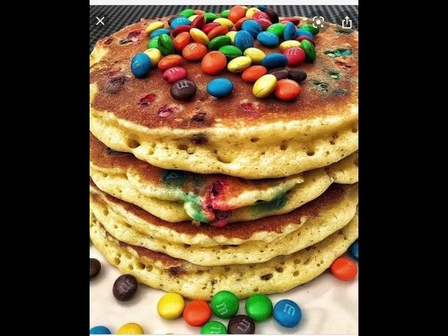 3 M&M Pancakes