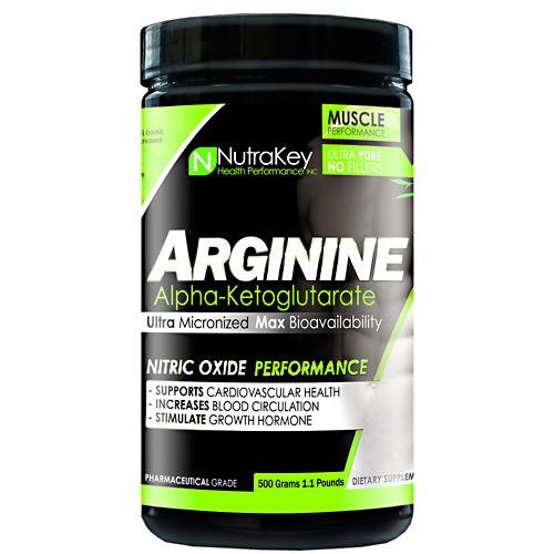 Arginine 500 G Powder Yeast Free by NutraKey