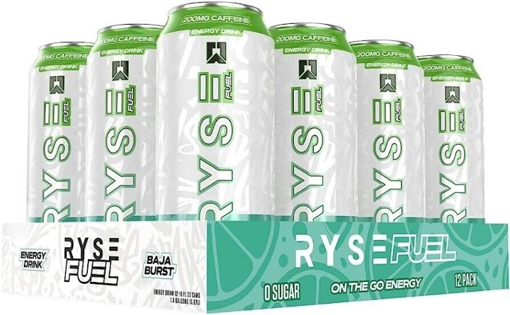 Ryse Energy Drink Baja Burst 16oz - 12 Pack
