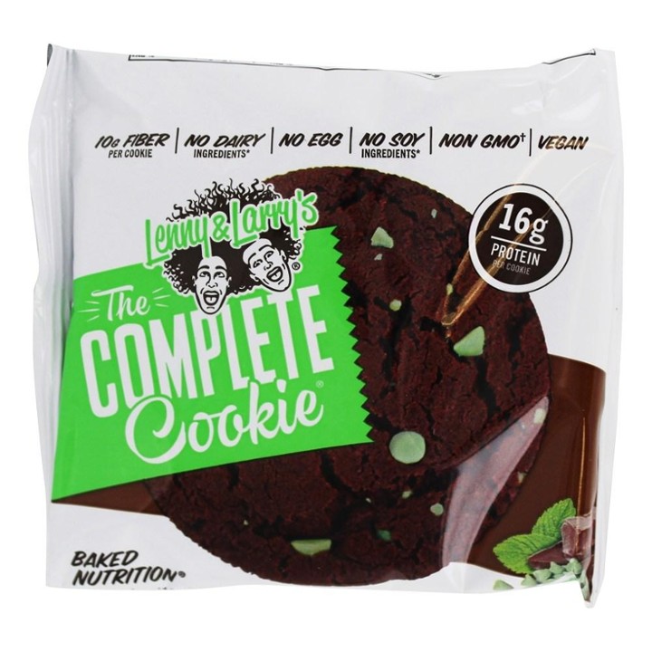 Complete Cookie 12 X 113g-Choc Mint High Protein Snacks Lenny and Larry's