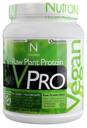 NutraKey VPRO Raw Plant Protein Chocolate -- 1 Lb