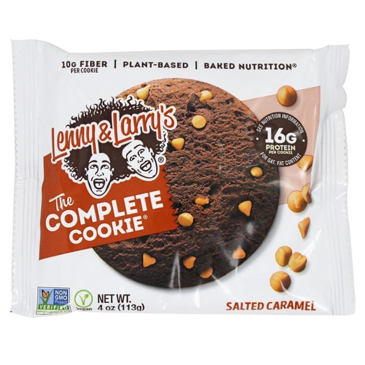 Complete Cookie 12 X 113g-Salted Caramel High Protein Snacks Lenny and Larry's
