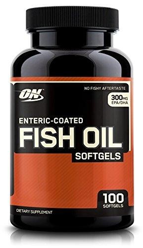 Optimum Nutrition Enteric-Coated Fish Oil Softgels 300 Mg - 100 Enteric Coated Softg