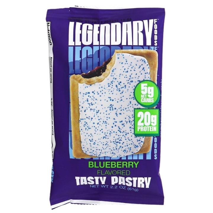 Legendary Foods Tasty Pastry Blueberry Flavoured, 61g