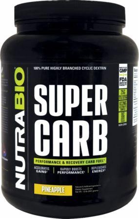 Super Carb Pineapple by NutraBio - 30 Servings