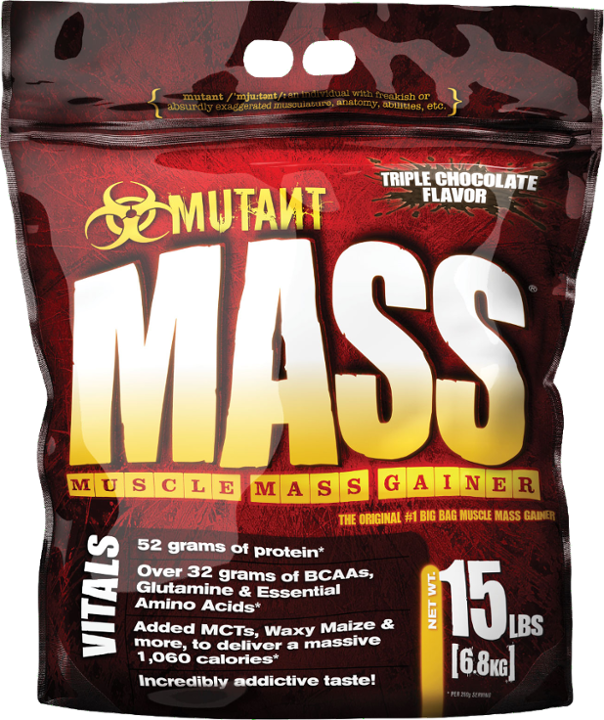Mass Triple Chocolate 15 Lbs. - Mass Gainers MUTANT