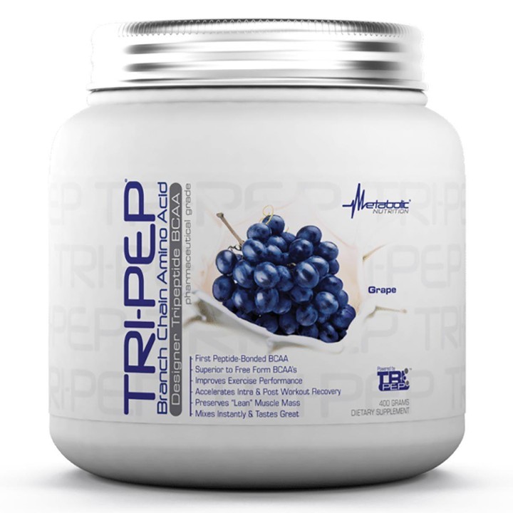 Metabolic Nutrition || Tri-Pep - Branch Chain Amino Acid || Blue Raspberry || 40 Servings