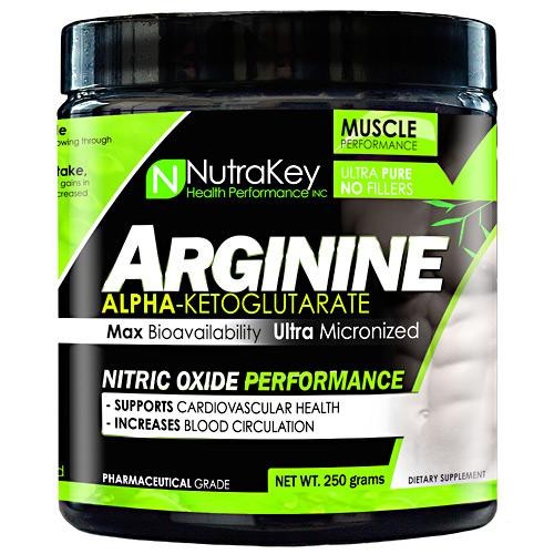 Arginine 250 G Powder Yeast Free by NutraKey