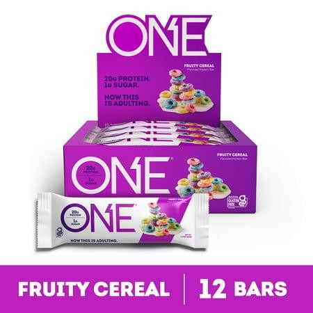 One Protein Bar  Fruity Cereal  20g Protein  1 Bar