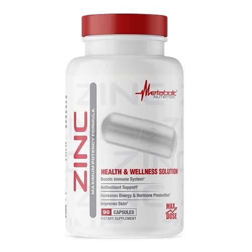 Zinc  90 Capsules  Metabolic Nutrition