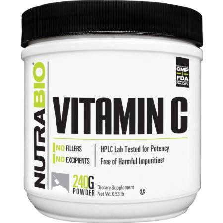 Nutrabio Vitamin C Powder - 240 Grams