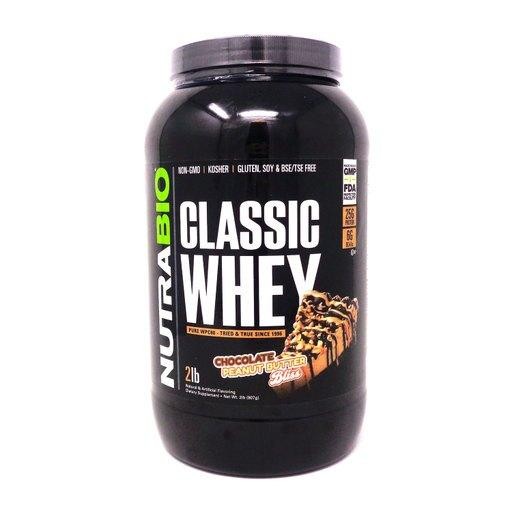 NutraBio- Classic Whey Chocolate Peanut Butter Bliss 2 Pounds