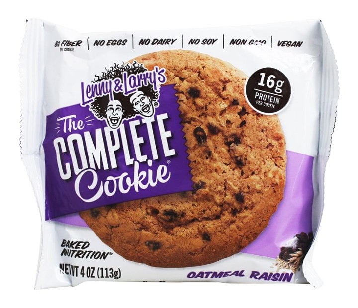 Complete Cookie 12 X 113g-Oatmeal Raisin High Protein Snacks Lenny and Larry's