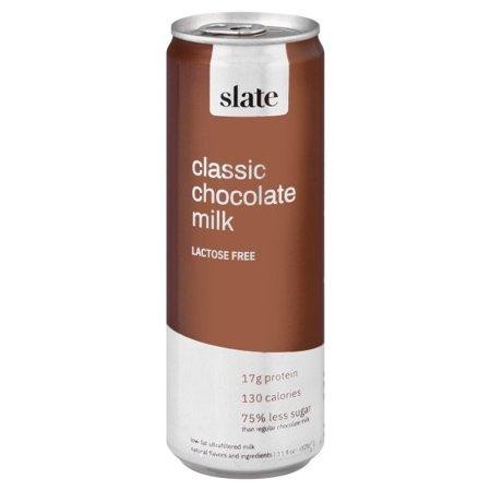 Slate High Protein Classic Chocolate Milk  Lactose Free  20g Protein  11 Oz