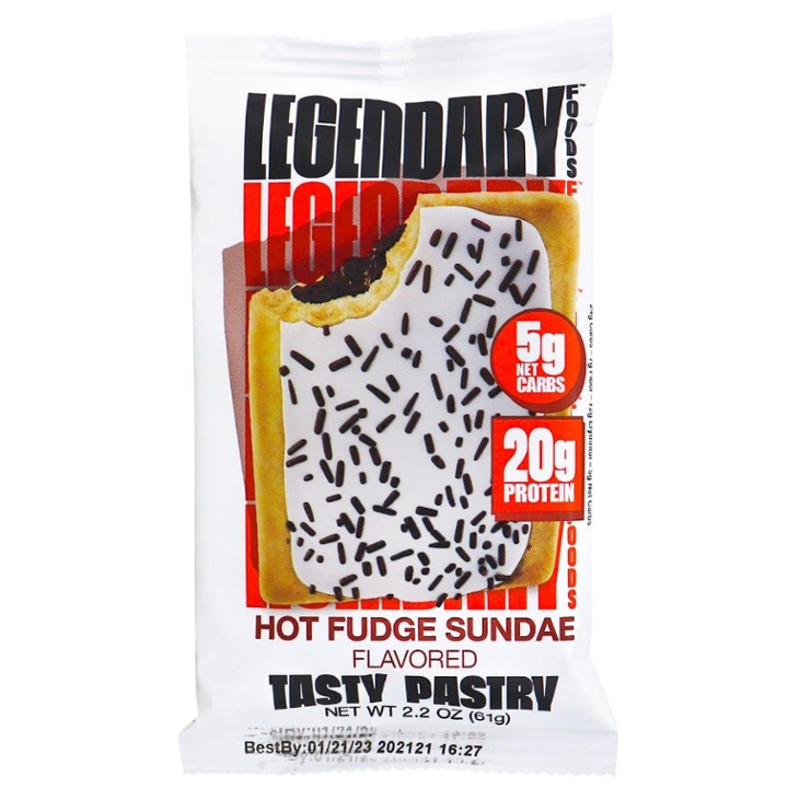 Legendary Foods Tasty Pastry Hot Fudge Sundae Flavoured, 61g