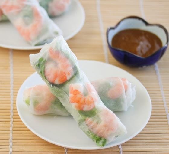 Shrimp spring roll