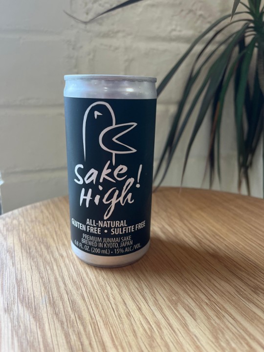 Sake High! Premium Junmai Cans