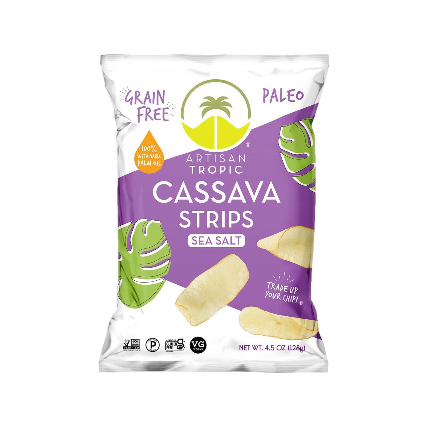 artisan tropic cassava strips sea salt