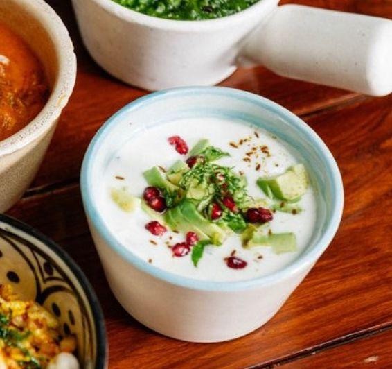 Avo and Pomegranate Raita