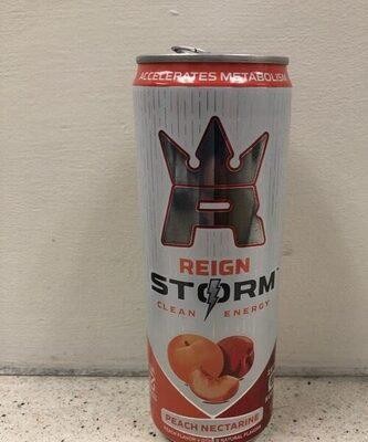 Reign Storm  Peach Nectarine  Clean Energy Drink  12 Fl Oz