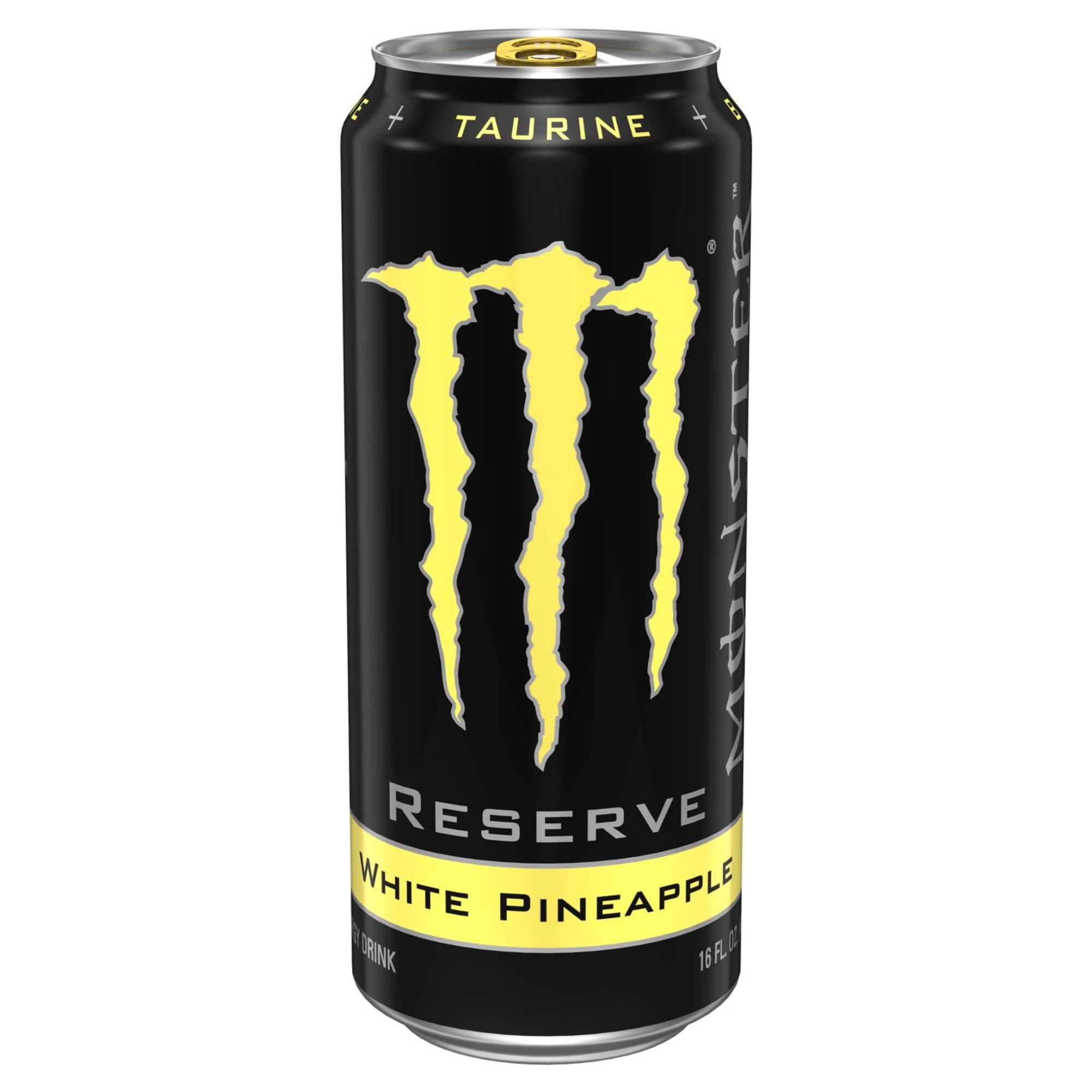 Monster Reserve Energy Drink, White Pineapple, 16 Oz