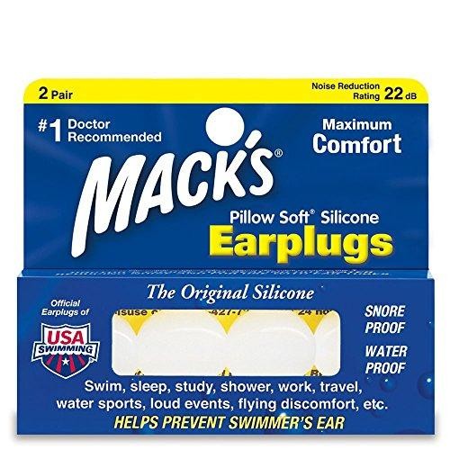 Mack's Pillow Soft Silicone Putty Earplugs 2 Pair by Macks