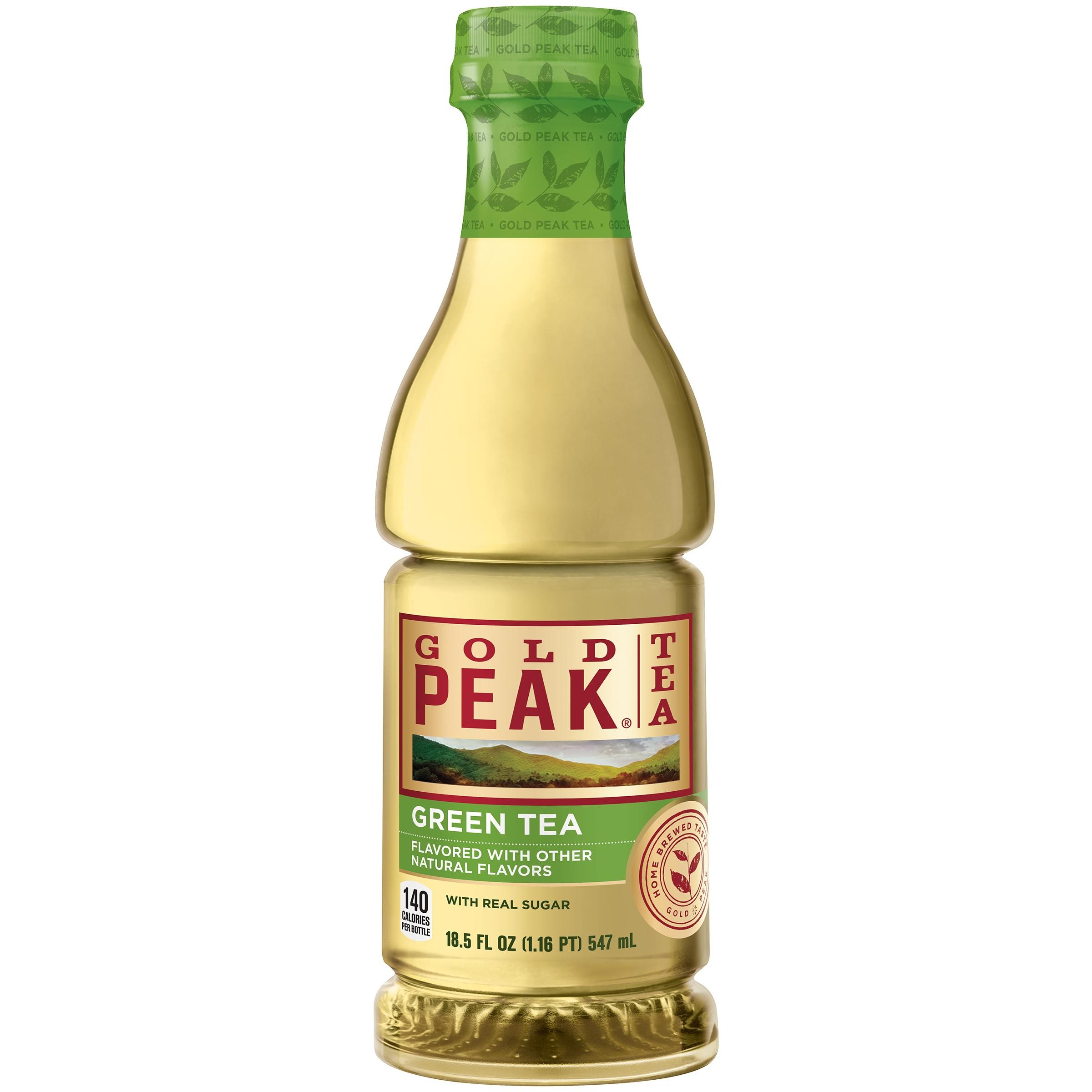 Gold Peak Iced Tea, 18.5 Fl Oz (Pack of 12) (Green)