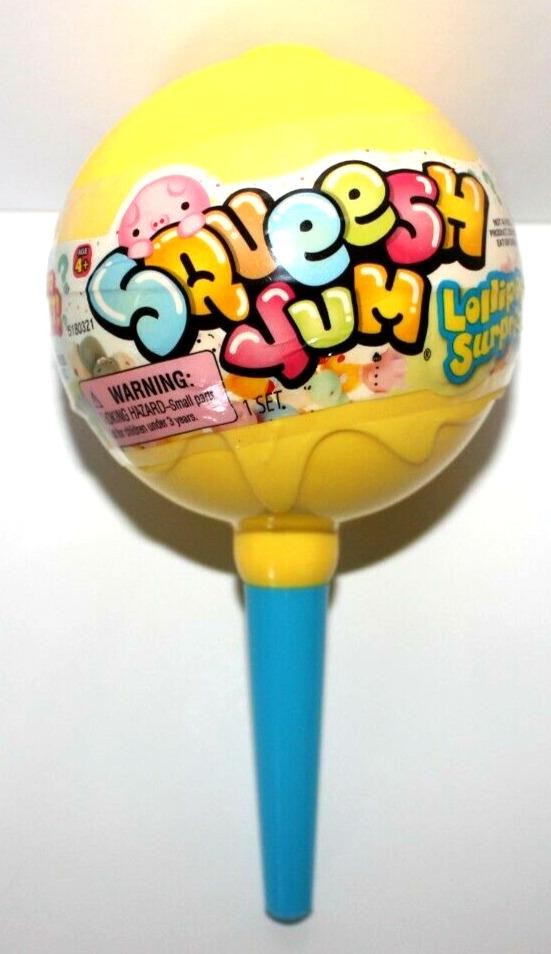 Squeesh Yum Lollipop Surprise Toy (5 Animals per Pack) -Sealed NEW