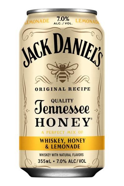 Jack Daniel's Tennessee Honey and Lemonade RTD Cocktail Cans 355ml