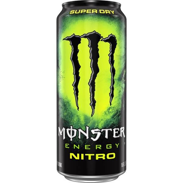Monster Energy 16 Oz Nitro Super Dry Energy Drink