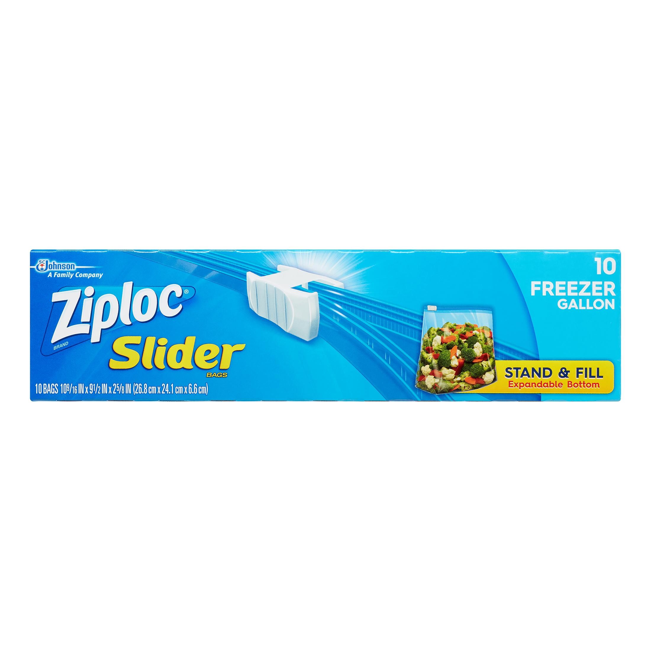 Ziploc® Brand Slider freezer bags