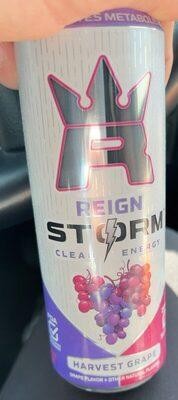 Reign Storm  Harvest Grape  Clean Energy Drink  12 Fl Oz