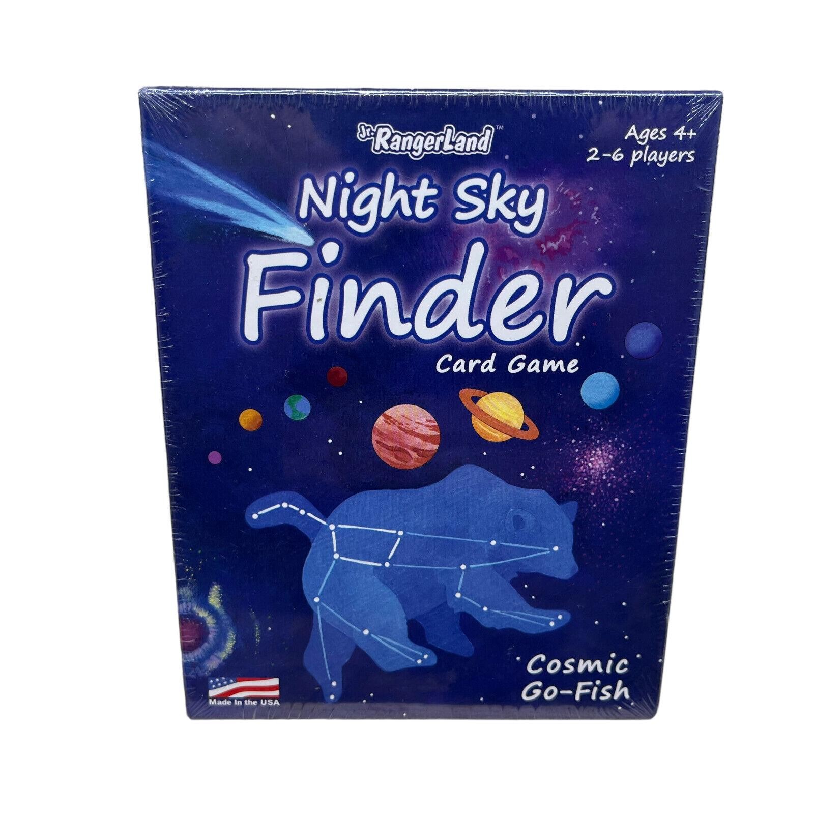 Jr. RangerLand Night Sky Finder Card Game Cosmic Go-Fish Ages 4+ Made in USA NEW