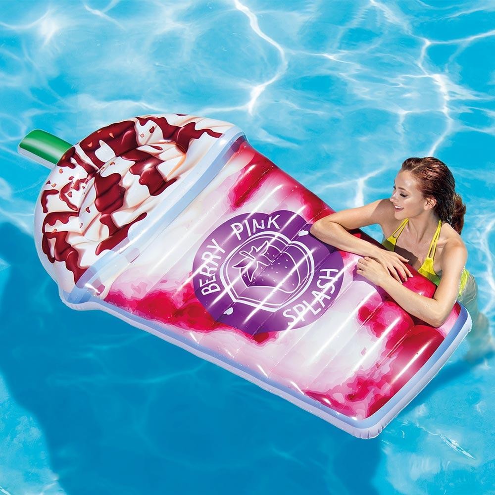 Intex Inflatable Berry Pink Splash Pool Float  78  X 42
