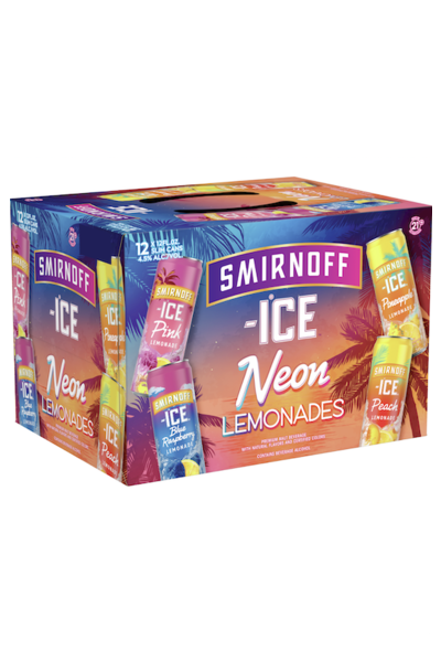 Smirnoff Ice Neon Lemonade Seltzer Variety Pack 12oz